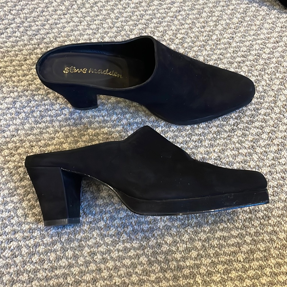 Steve Madden leather and suede shoes